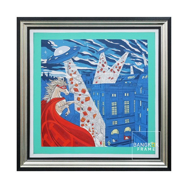 Poster-Frame-กรอบรูป-กรอบโปสเตอร์-กรอบโฆษณา-Picture-Frame-Custom-Framing